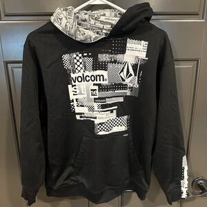 Volcom Black Graphic Hoodie